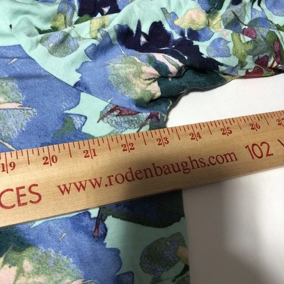 Adyson Parker Women's Long Sleeve Crew Neck Banded Floral Top - Size 2X - Picture 8 of 11